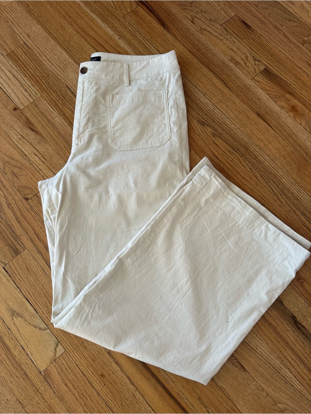 J. Crew White Chino Pants